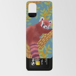  Red panda // ailurus fulgens // summer tones artwork illustration // Danni Cockerill Android Card Case