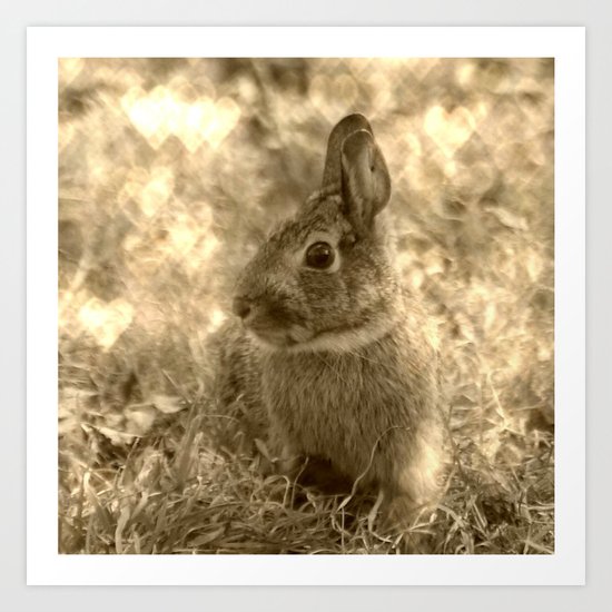 Spring Rabbit Art Print