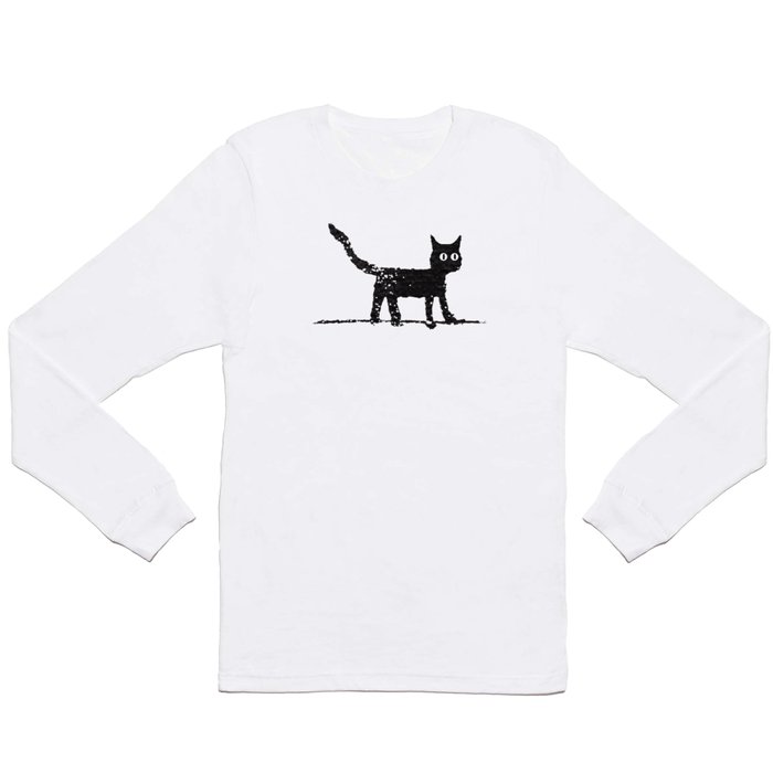 Black Cat Long Sleeve T Shirt