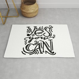 Yes you can quote Rug | Inspiringquote, Giftforyogi, Typography, Motivational, Quotes, Rumiquote, Inspire, Inspiringwords, Mantra, Inspirationalquote 