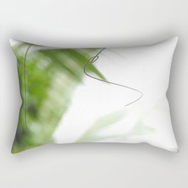 Peaceful green shades of graceful nature Rectangular Pillow
