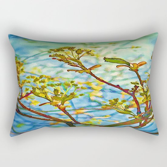 Budding Branches Rectangular Pillow