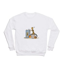 Baby Groot listening to the awesome mix vol.1 Crewneck Sweatshirt