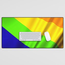 Gay lgtb colors flag Desk Mat