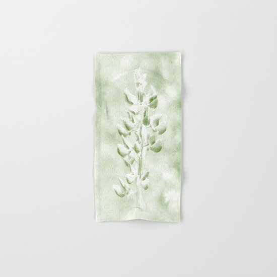 Lupine in Vintage color Hand & Bath Towel