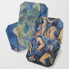 Bathers (Baigneurs) by Paul Cézanne Coaster