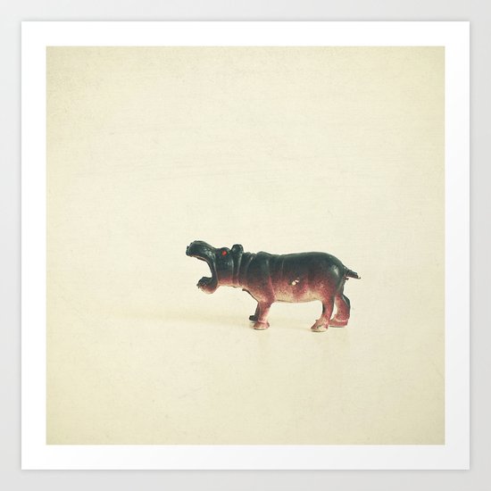 Hungry Hippo Art Print