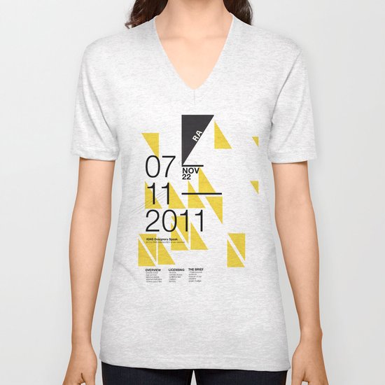 IGNS poster design Unisex V-Neck