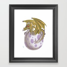 Baby dragon Framed Art Print