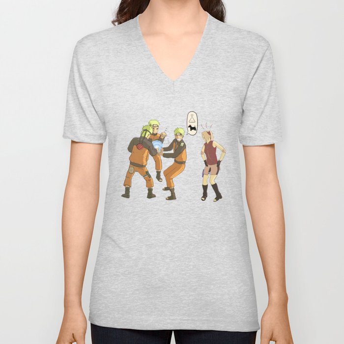 Naruto Science V Neck T Shirt