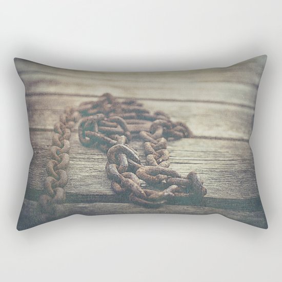 The chained boy Rectangular Pillow