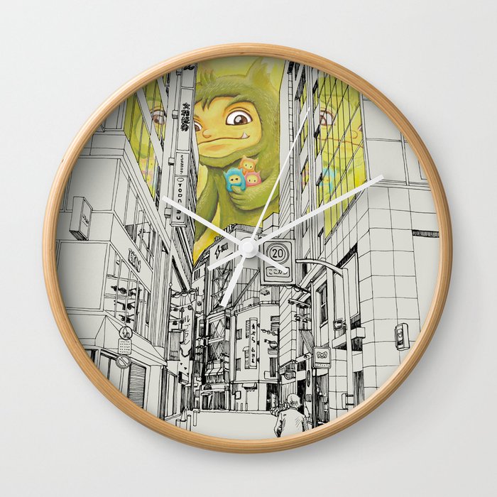 quiet baby steps Wall Clock