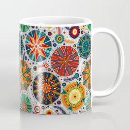 Ornamental circles by Julia Gosteva Coffee Mug