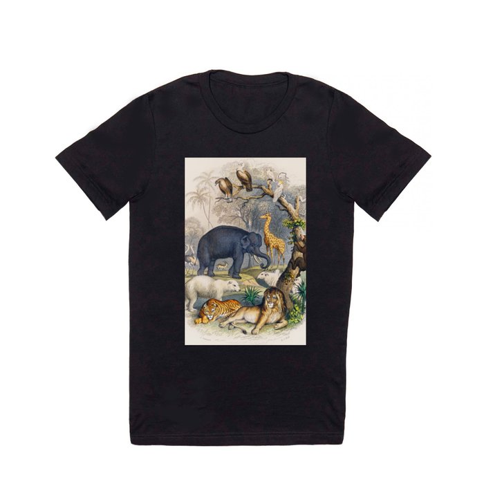 Jungle Animals - Goldsmith's Animated Nature T Shirt