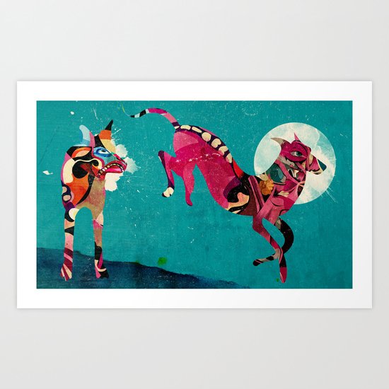dogs Art Print