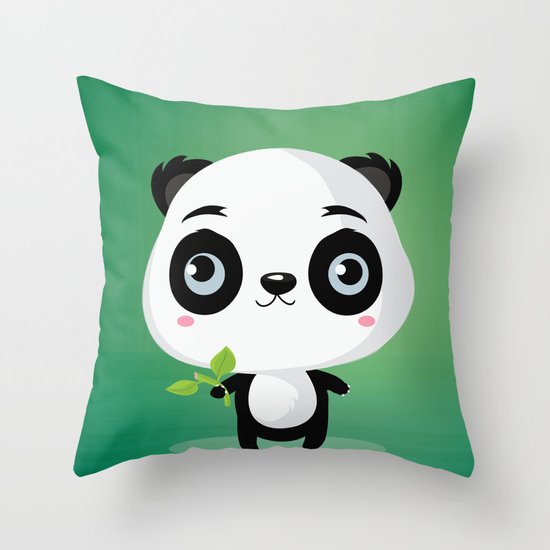 Panda Throw Pillow