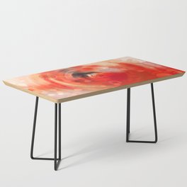 Victory Dance - Red And Black Abstract Art Coffee Table