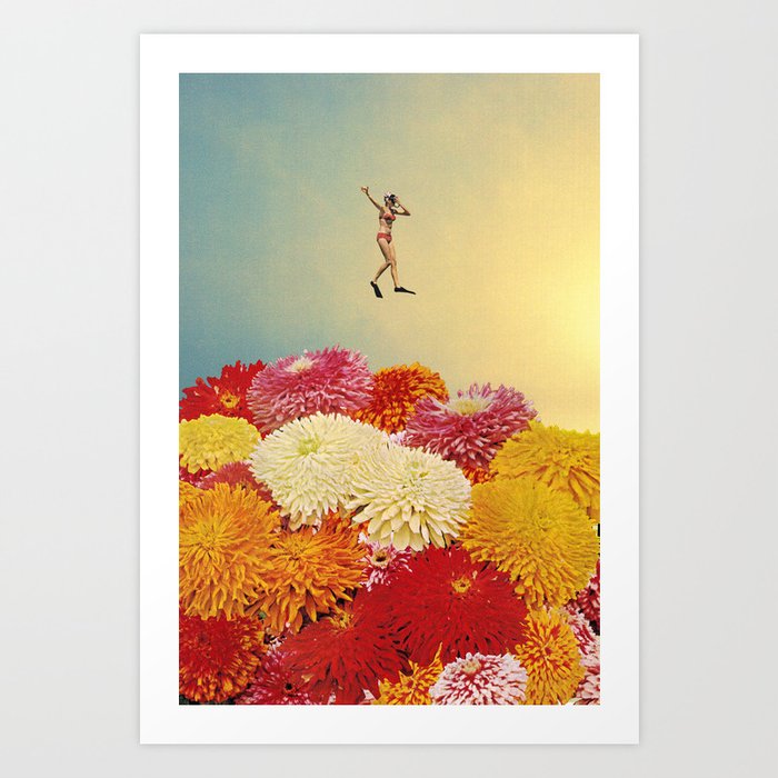 Diver Art Print