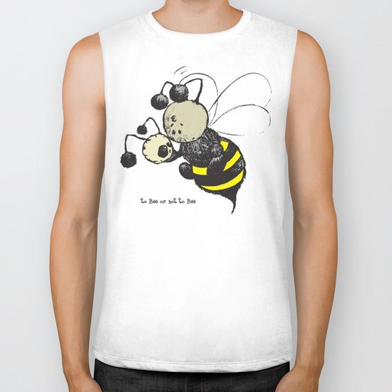 to Bee or not to Bee Biker Tank