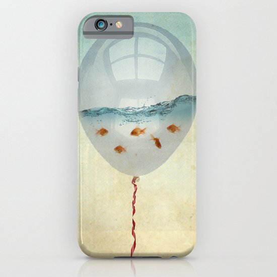 balloon fish o2, freedom in a bubble iPhone & iPod Case
