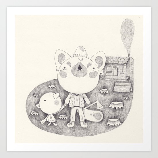 le cabanon Art Print