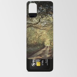 Great Britain Photography - Small Road In The British Forest Android Card Case