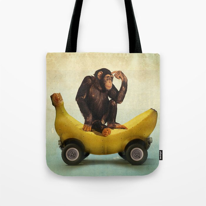 Chimp my Ride Tote Bag