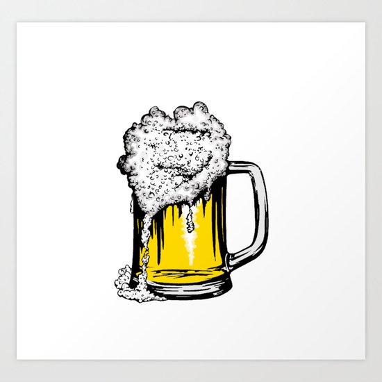 Beer Art Print