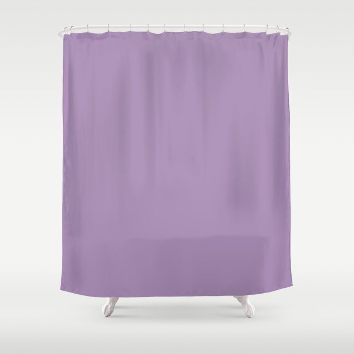 Lotus Flower Purple Shower Curtain