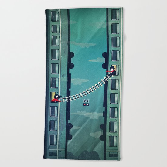 Farewell, my love! Beach Towel