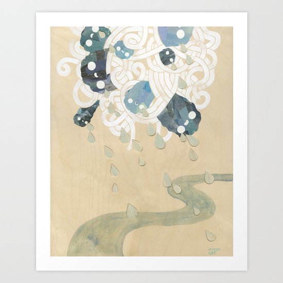 Out of All Them Bright Stars II Art Print