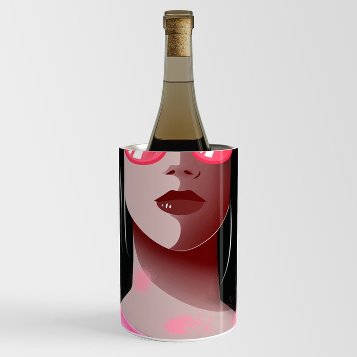 Beautiful Woman Wine Chiller