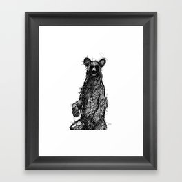 Black Bear Framed Art Print
