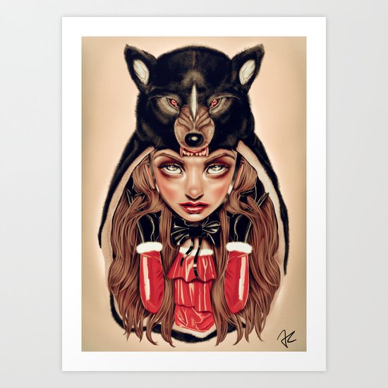 Red Riding Hood Art Print
