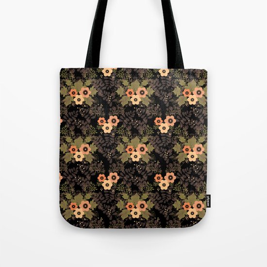 The floral pattern . Tote Bag