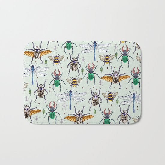 lucky insects Bath Mat