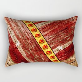 Wood and jewels Rectangular Pillow