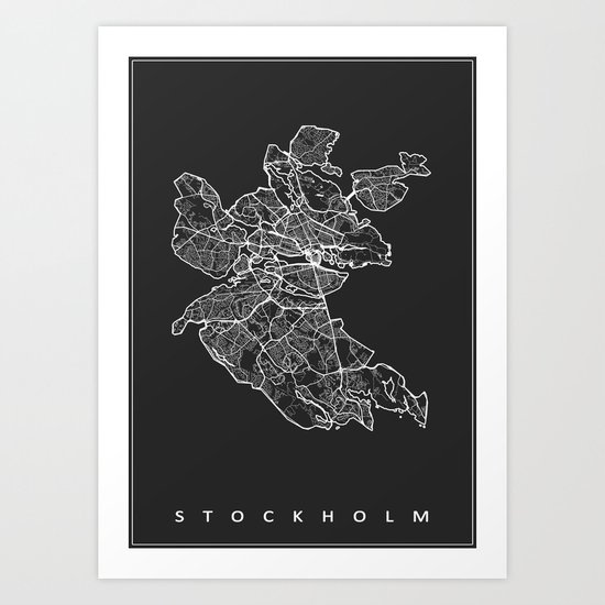 STOCKHOLM Art Print