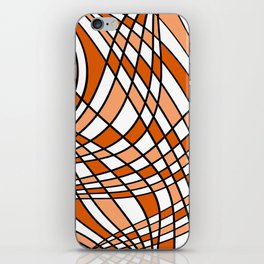Abstract pattern - orange. iPhone Skin