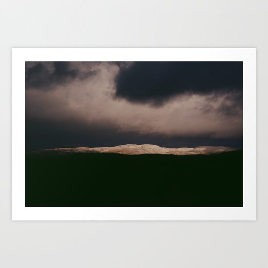 Snow Mountain Art Print