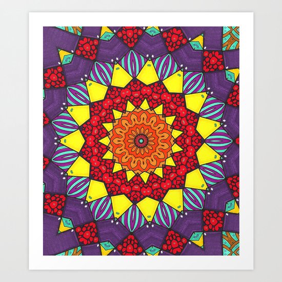 Patchwork Art Print