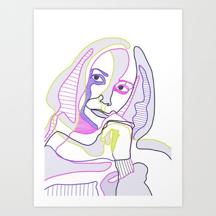 NEO-FEM Art Print