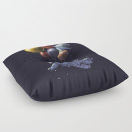 Space travel Floor Pillow