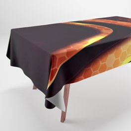Purple Futuristic Pattern Tablecloth