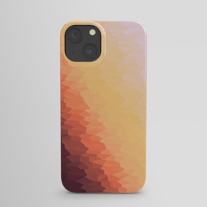 Peach Texture Ombre iPhone Case