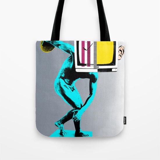 Diskus TV Tote Bag