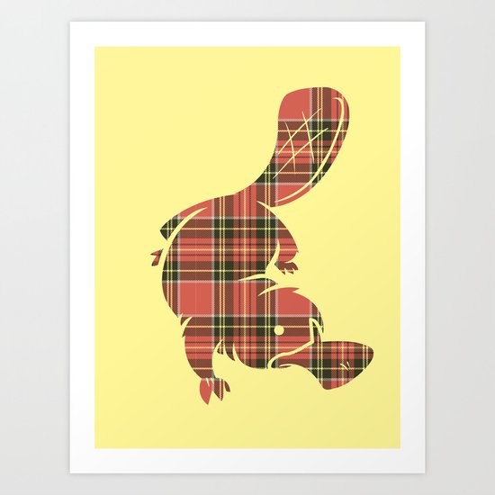 Plaid-apus Art Print