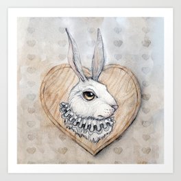 The White Rabbit Art Print