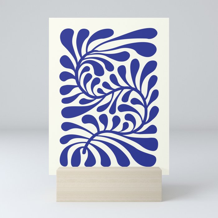 Palm Plant Swirl Mini Art Print