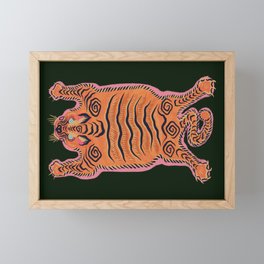 Wild Tiger Rug Framed Mini Art Print